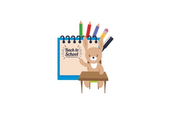 Animals Back to School Graphics and Illustrations