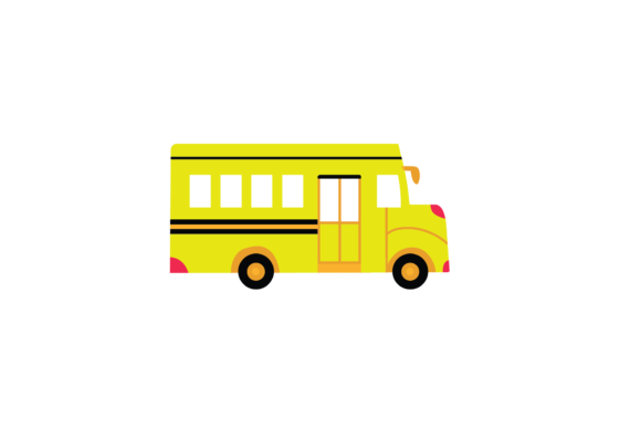 Back to School Bus Svg Graphics and Illustrations