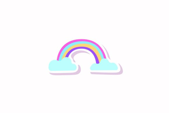 Back to School Cloud Rainbowstickers Svg Graphics