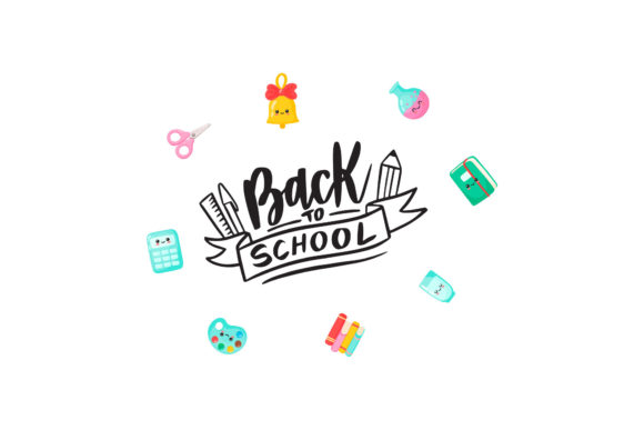 Back to School Lettering with Graphics