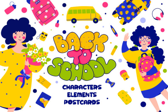 Back to School Pack of Illustrations