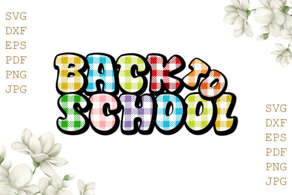 Back to School Pattern Decors Party Graphics
