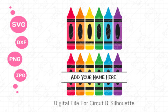 Crayon Svg Back to School Svg Pencil