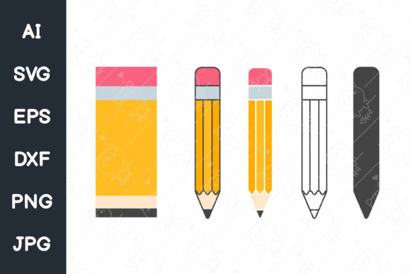 Pencil SVG Back to School SVG